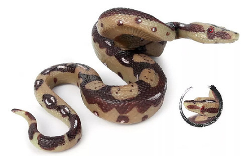 . Grande Cobra De Borracha Realista, Brinquedo De Serpente - Imagem 4