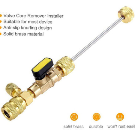 Ferramenta Hvac Valve Core Remover Dual 1/4  E 5/16 Port - Imagem 9