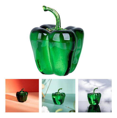 3 Peças De Cristal Escultura De Frutas Arte Estante De - Imagem 7