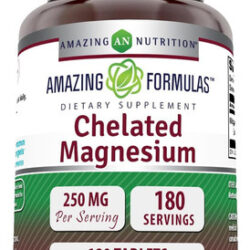 Fórmulas Incríveis Suplemento De Magnésio Quelatado | 250mg