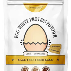 Orgnisulmte Ovo Branco Proteína Em Pó 8 Oz, Proteína De Ovo