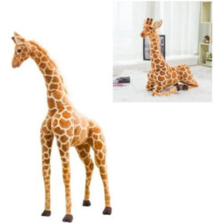 Boneca Animal De Girafa De Pelúcia Gigante Macia