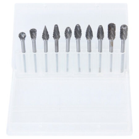 Kit 10 Limas Rotativa Carboneto Tungstênio Haste 6mm - Imagem 2