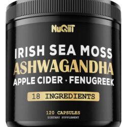 Nuqiit Organic Ashwangdha Capsules Mg Irish Sea Moss 3000mg