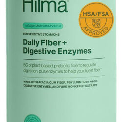 Hilma Daily Fiber + Digestive Enzymes - Suplemento De Fibra