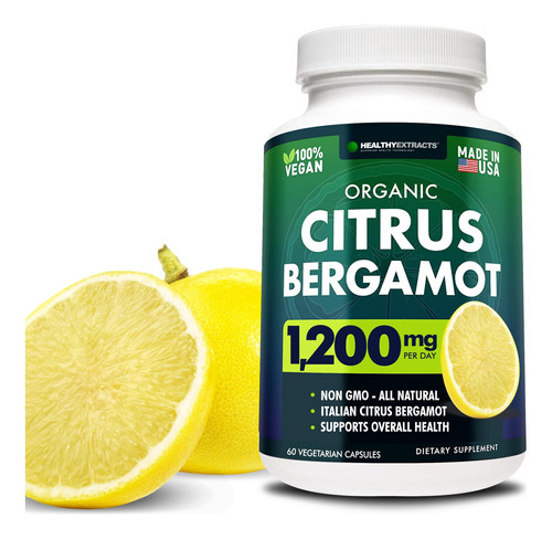Citrus Bergamot 1200mg 60 Cápsulas - Suplemento Natural Com - Imagem 8