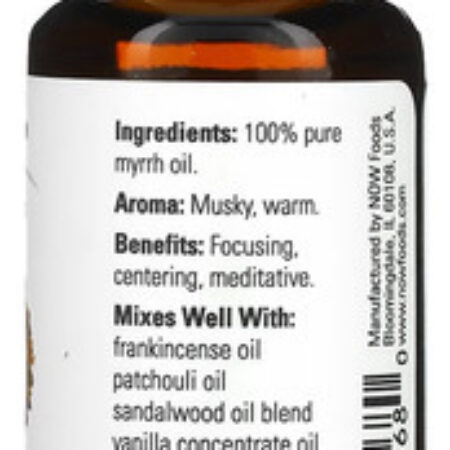Óleo De Mirra Now Foods 30 Ml Produto Importado 3un - Imagem 3