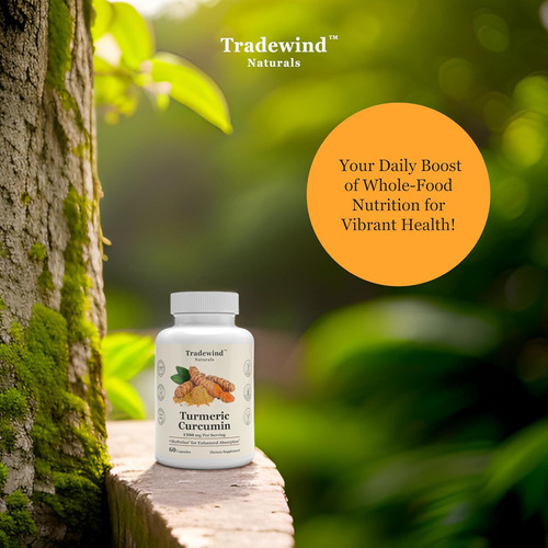 Tradewind Naturals Açafrão Curcumina 1300mg - Açafrão Premiu - Imagem 6