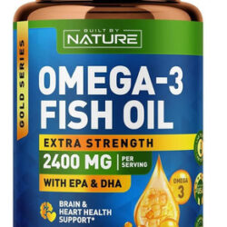Óleo De Peixe 2400 Mg Da Nature Com Epa E Dha - Suplemento D