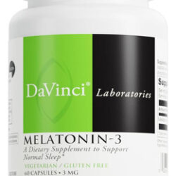 Suplemento E Suporte Para Dormir Com Melatonina-3 Da Davinci