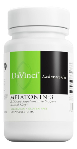 Suplemento E Suporte Para Dormir Com Melatonina-3 Da Davinci