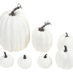 7pcs Abóboras Artificiais Simulação Falsa Abóbora Halloween