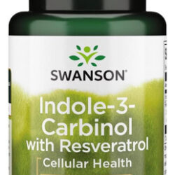 Swanson Indole -3 -carbinol Com Resveratrol - I3c Suplemento