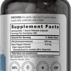 Suplemento Horbäach Dim 200mg | Diindolilmetano Avançado | C
