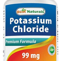 Suplemento De Cloreto De Potássio Best Naturals 99 Mg 400 C
