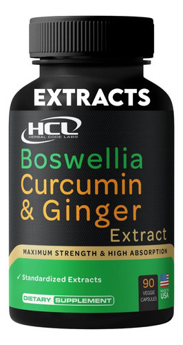 Extratos De Gengibre De Curcumina De Boswellia - Suplemento