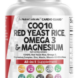 Coqmg Levedura De Arroz Vermelho 3000mg Omega Mg Complexo De