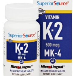 Fonte Superior De Vitamina K2 Mk-4 (menaquinona-4), 500 Mcg
