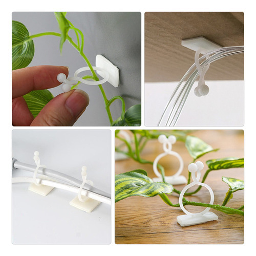 100pcs Planta Fixação Ganchos Prendedor De Fio Para Jardim C - Imagem 4