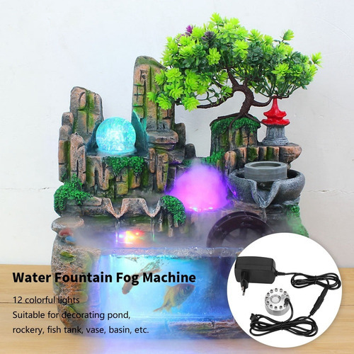 Mini Fonte De Água Ornamento Névoa Fabricante Atomizador Com - Imagem 4