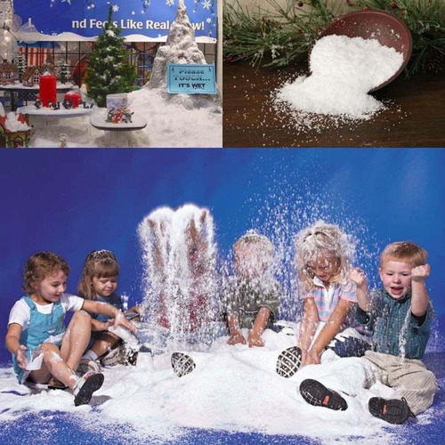 30pcs Falso Mágica Instantânea Neve Pó Diy Brinquedo Present - Imagem 5