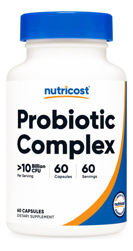 Suplemento Nutricost Probiótico Complex 10 Bilhões De Cfu 60