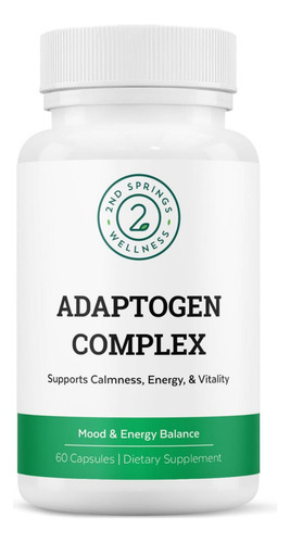 2nd Springs Adaptogen Complex Booster De Calma, Energia E Vi