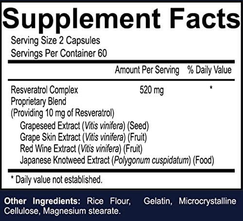 Seu Complexo De Resveratrol Nutricionista Antioxidantes Pote - Imagem 4