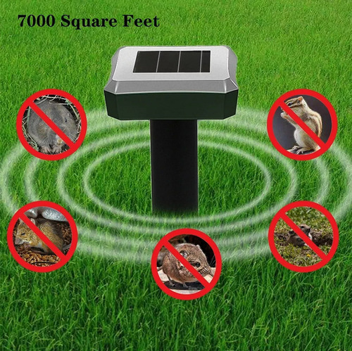 4 Peças De Repelente Solar Ultrassônico Anti-rato Cobra - Imagem 7