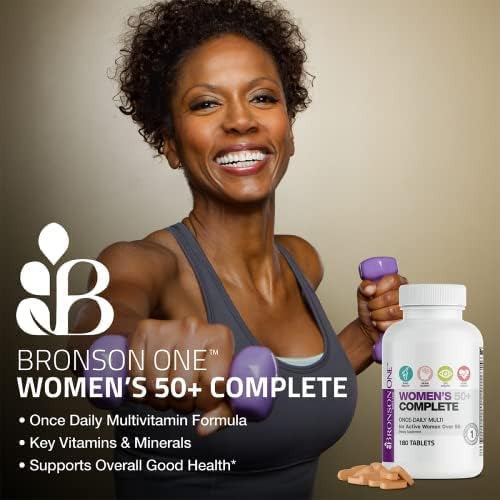 Bronson One Daily Womens 50+ Multivitamínico Multimineral C - Imagem 3