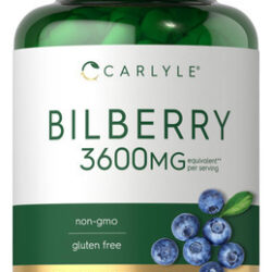 Suplemento: Cápsulas De Extrato De Mirtilo Carlyle 3600mg 15
