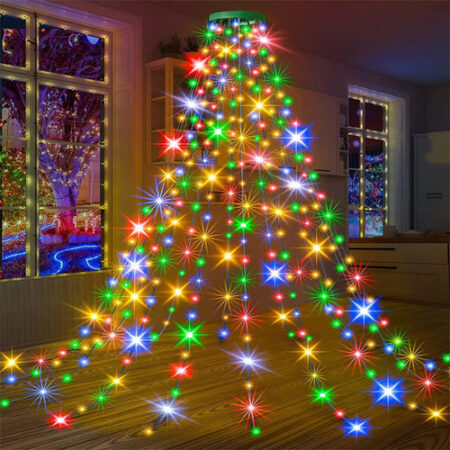 Yiyi Decoração De Árvore De Natal Com Luzes De Corda De 2023 - Imagem 10