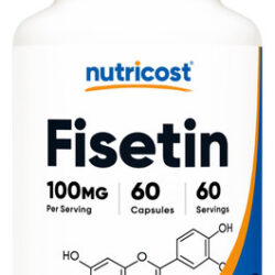 Suplemento Nutricost Fisetina Em Cápsulas 100mg, 60 Cápsulas