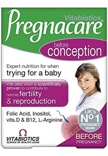 Vitabiotics (2 Unidades) - Pregnacare Conception 30s Pacote - Imagem 2