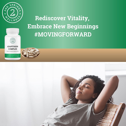2nd Springs Adaptogen Complex Booster De Calma, Energia E Vi - Imagem 7
