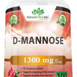 D-manose 1.300 Mg Com Extrato De Cranberry Ação Rápida, Impu