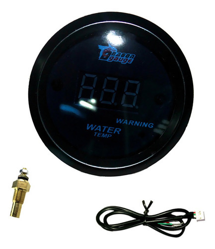 2 "52mm Universal Carro Caminhão Digital Azul Led - Imagem 8