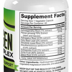 Suplemento Adaptogen Blend (all-in-1) Com 9 Extratos De Erva