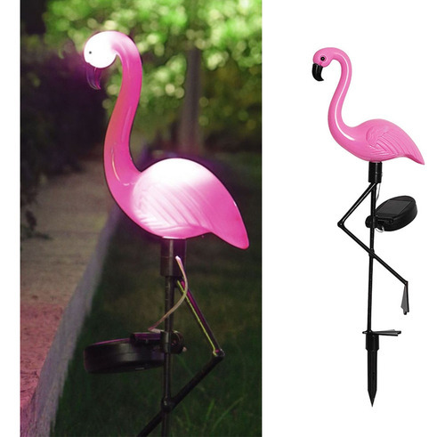 Luz Solar De Jardim Em Forma De Flamingo Luz Solar Que Muda - Imagem 2