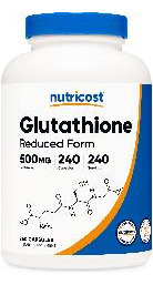 Suplemento Nutricost Glutationa Em Cápsulas 500 Mg 240 Porçõ - Imagem 2
