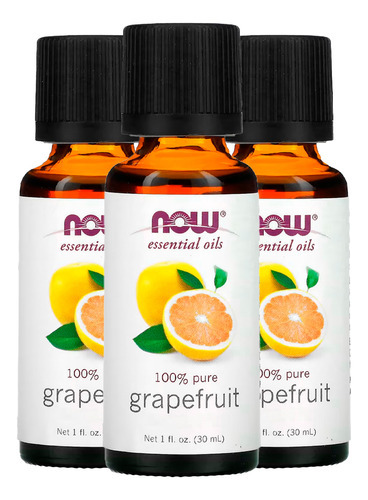 Óleo De Toranja Now Foods 30ml Puro Importado 3un