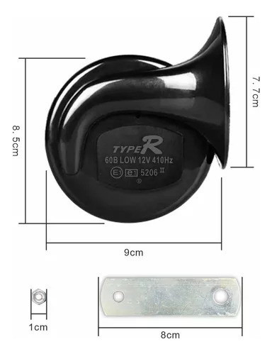 12v Super Forte Chifre Carro Moto Caminhão Van* - Imagem 8