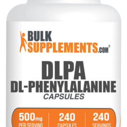 Suplemento Bulksupplements.com Dl-fenilalanina 500 Mg 240 Ca