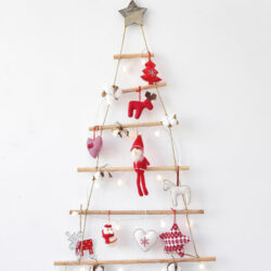 Decoração De Estrela E Corda Com Ornamentos Suspensos De Mad