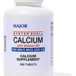 Cálcio De Casca De Ostra Principal Com Vitamina D3 500 Mg 5