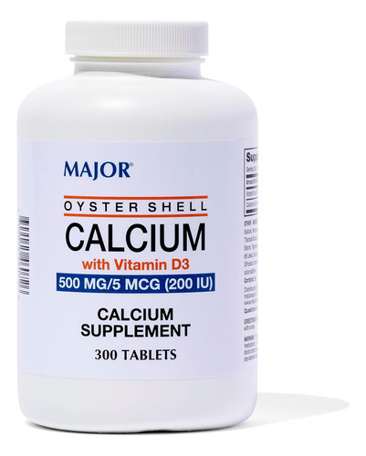 Cálcio De Casca De Ostra Principal Com Vitamina D3 500 Mg 5