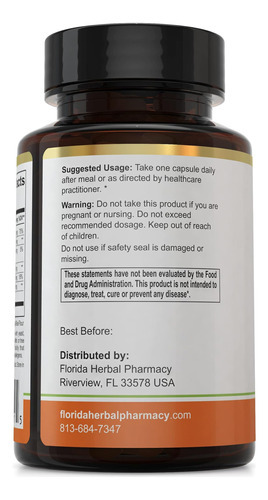 Florida Herbal Pharmacy, Super B-15 Tmg (120 Cápsulas) Pacot