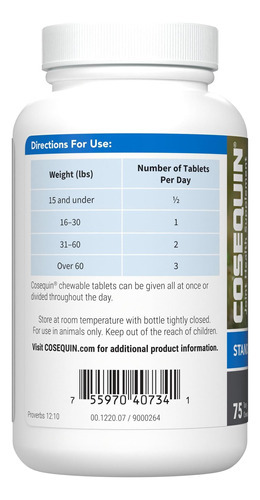 Nutramax Cosequin Supplement Supplement Supplemento De Saúde - Imagem 2