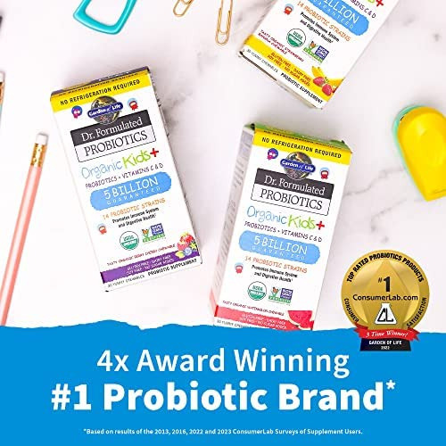 Garden Of Life Dr. Formulated Probiotics Organic Kids + Plu - Imagem 2