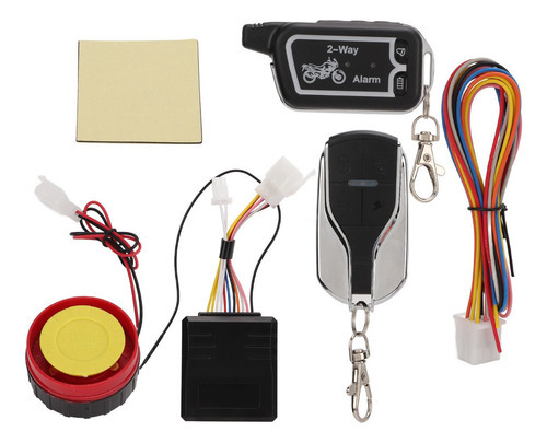 J Sistema De Alarme Bidirecional Da Motocicleta Alert Lcd - Imagem 2